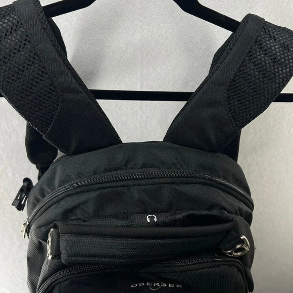 Obersee Oslo Waterproof Diaper Bag Backpack Black - Picture 6 of 12